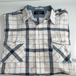 Sea Voyage Nautica Men’s plaid shirt XL